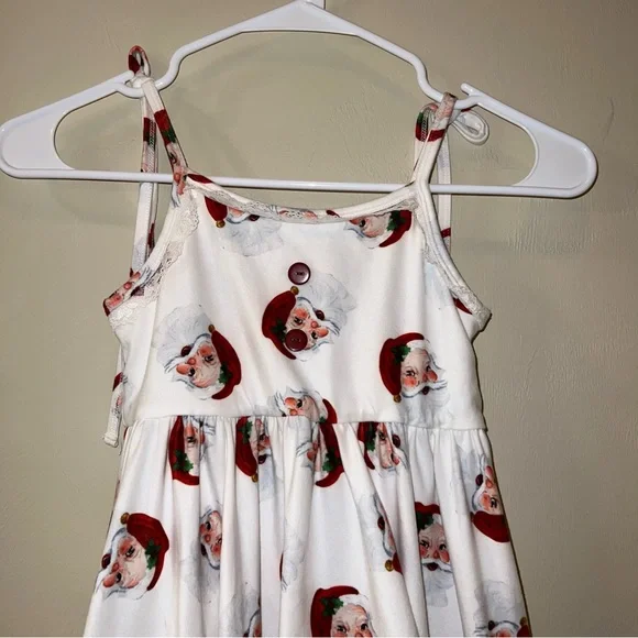 Jane + Jo Santa Print Christmas House Dress - Picture 3 of 4